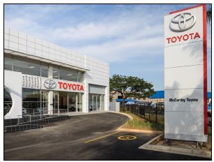 Toyota dealership, a J.T. Ross investment