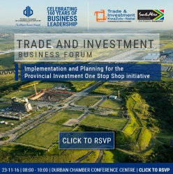 Durban Chamber - Trade and Investment Forum - 23 November