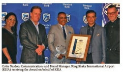 KZN Top Business Awards 2017: Transport, Storage And Communication : Winner - King Shaka international Airport