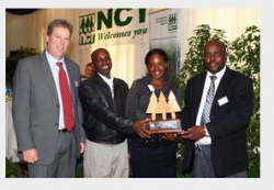 NCT Forestry - Tree Farmer Awards:Patrick Dhlamini, Ncamisile Zulu & Thokosani Zondi of IZANQAWE FARMING â€