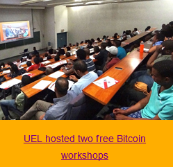 UKZN - UEL hosted two free Bitcoin workshops