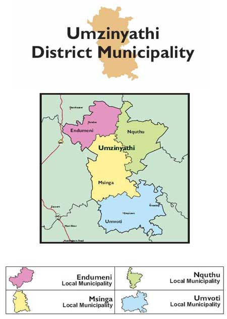 uMzinyathi District Map