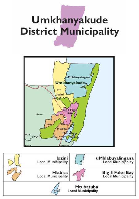 uMkhanyakude Municipality Map