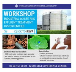 Durban Chamber - Industrial Waste and Effluent Treatment Opportunities - 02 March