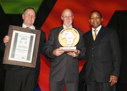 KZN EXPORTER OF THE YEAR AWARDS 2013:Winner of Medium category Award - PT Engineering cc
