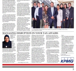 Yasmeen Suliman Director - Corporate Tax KPMG Services:Managing Disruption in your Tax Affairs