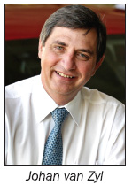 President & CEO Johan van Zyl